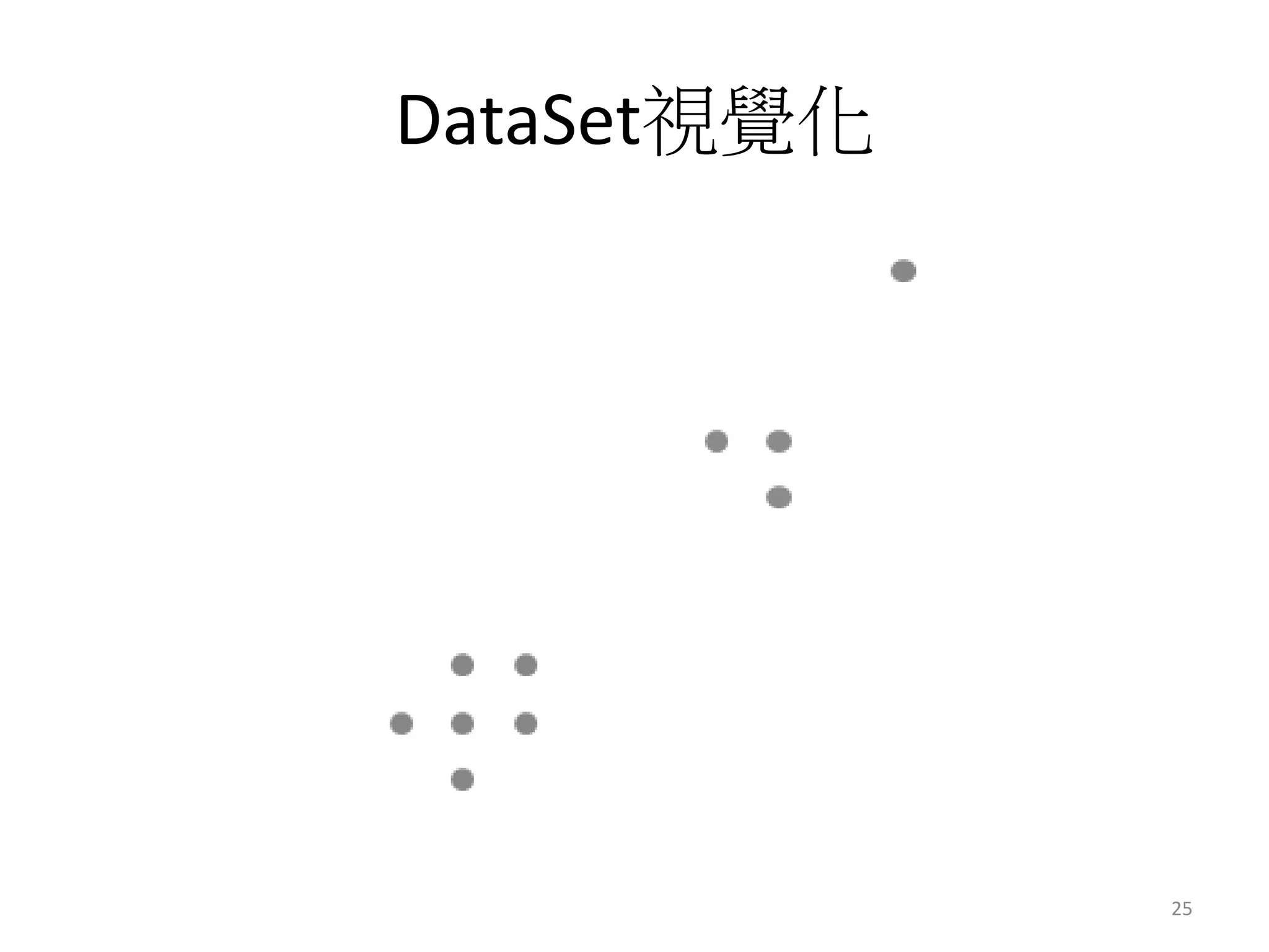 DataSet視覺化 
25 
 