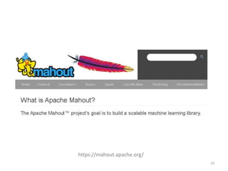 https://mahout.apache.org/ 
10 
 