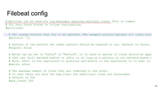 Filebeat config
26
 