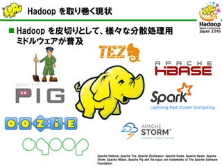 Apache Hadoop の現在と将来（Hadoop / Spark Conference Japan 2016 キーノート講演資料）