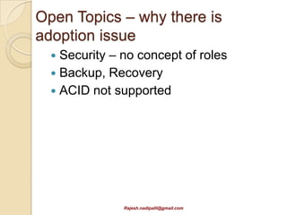 Hadoop For Enterprises