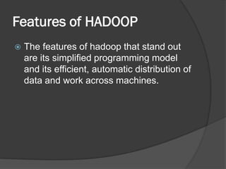 Hadoop framework | PPT
