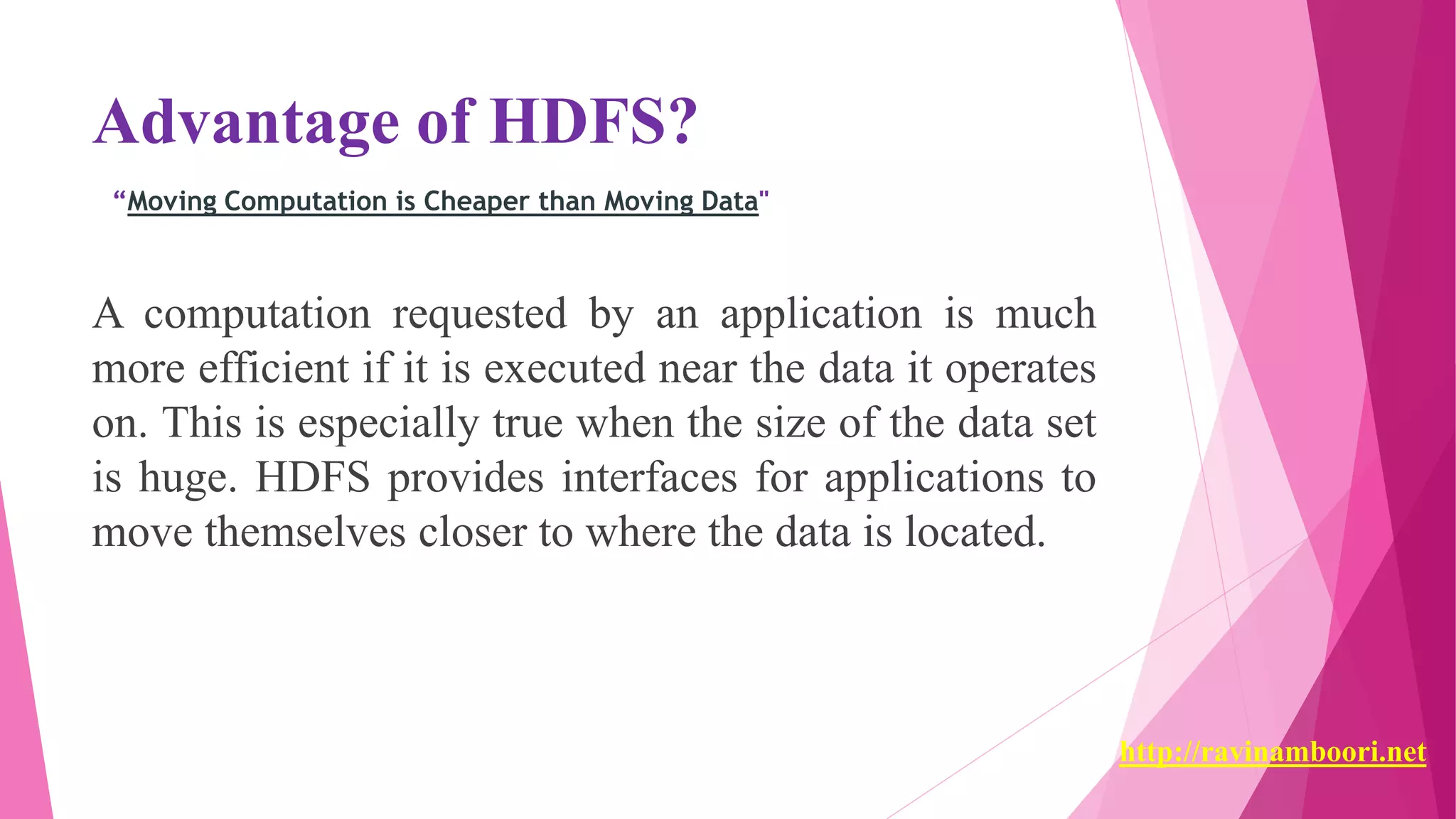 Ravi Namboori Hadoop & HDFS Architecture | PPT | Free Download