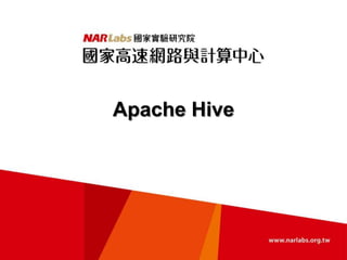 Apache Hive
 