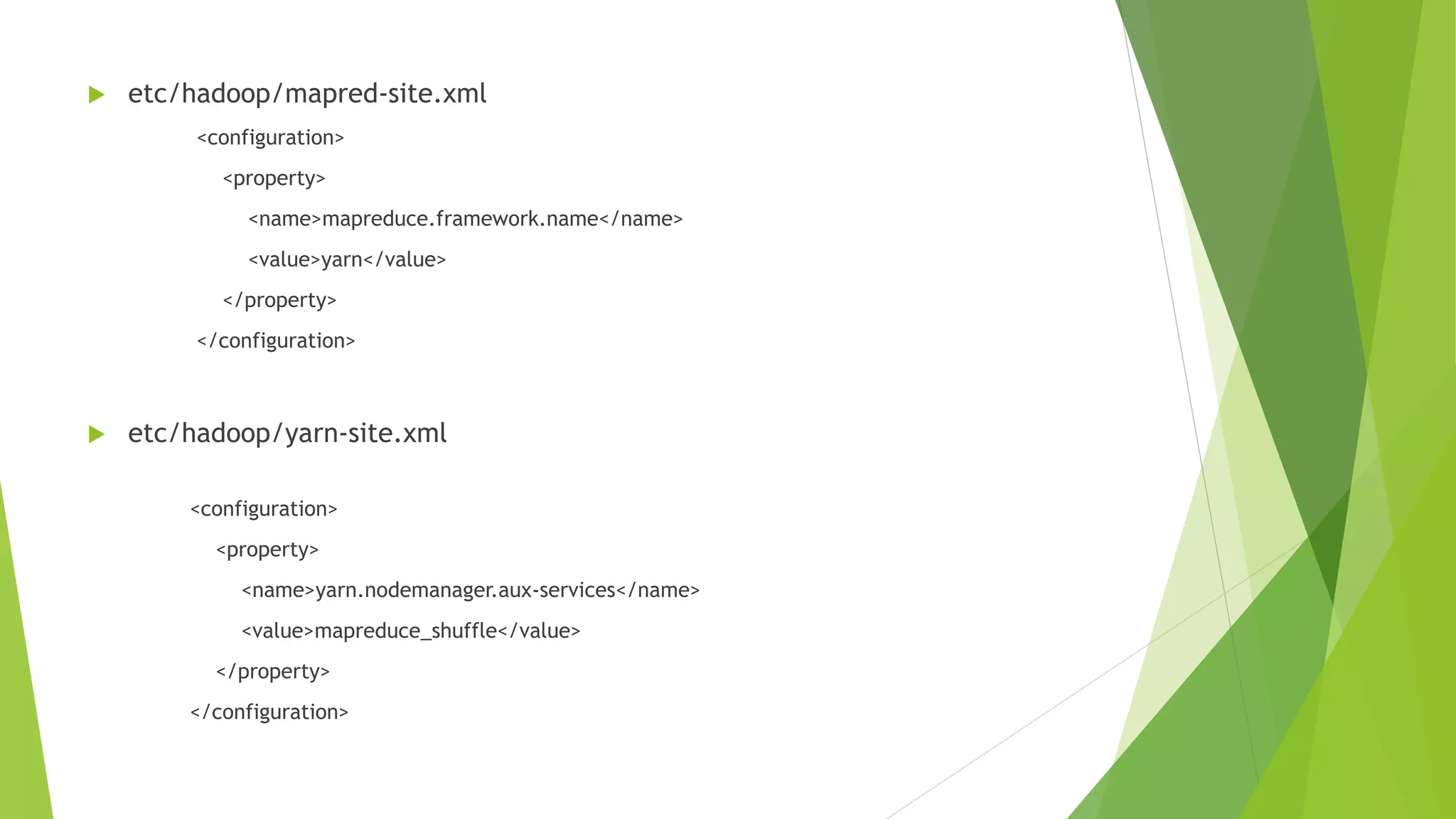  Download latest hadoop from
https://archive.apache.org/dist/hadoop/common/
 Move downloaded [*.tar.gz] file to “/usr/local/hadoop”
 Extract [*.tar.gz]
 Change permission of hadoop directory as
sant@ULTP-453:~$ chmod –R 777 /usr/local/hadoop
 Open ‘hadoop-env.sh’ located in ‘/usr/local/hadoop/etc/hadoop/’ to set JAVA path
export JAVA_HOME=/usr/local/java
Installing hadoop 2.7.2
 