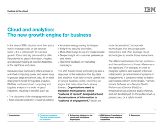 Hadoop in the Cloud | PPT