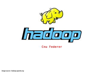 Cnu Federer
Image source : hadoop.apache.org
 