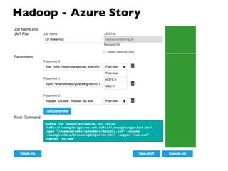 Hadoop on Azure,  Blue elephants