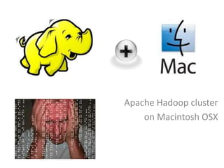 Apache Hadoop cluster
on Macintosh OSX
 