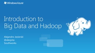 Hadoop onwindowsazure