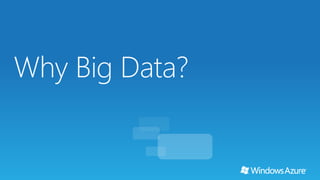 Hadoop onwindowsazure