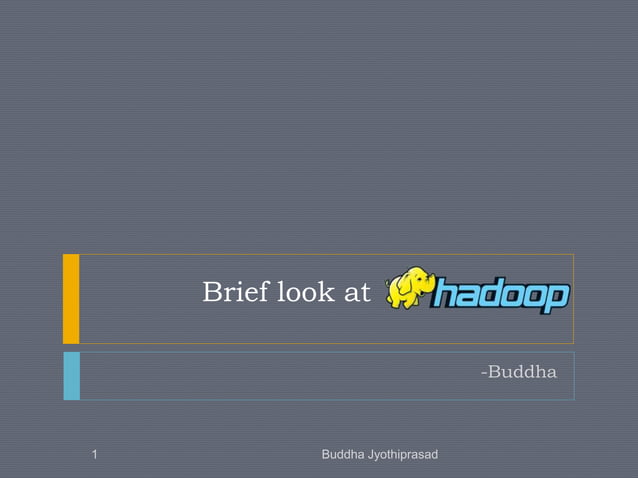 Hadoop presentation | PPT