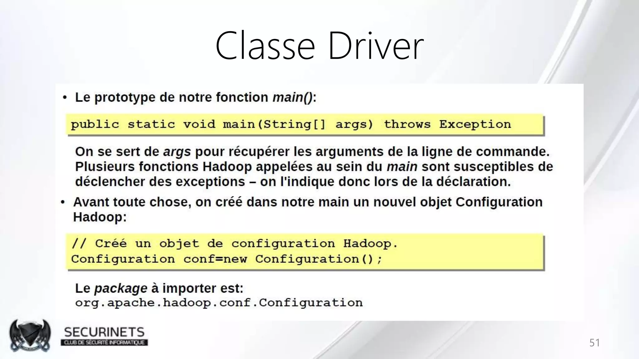 Classe Driver
51
 