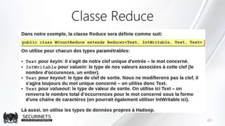 Classe Reduce
63
 