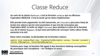Classe Reduce
64
 