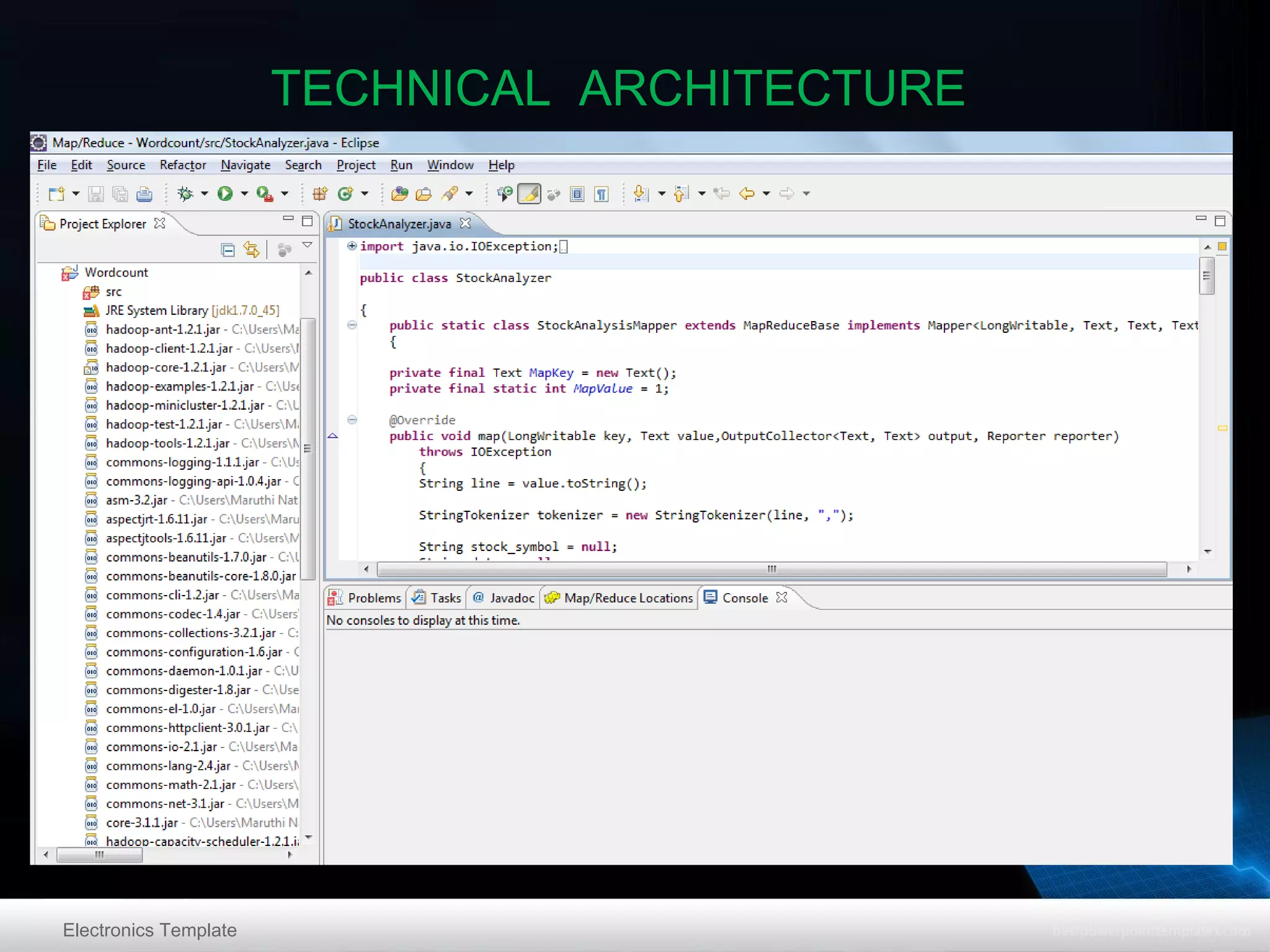 TECHNICAL ARCHITECTURE

Electronics Template

 