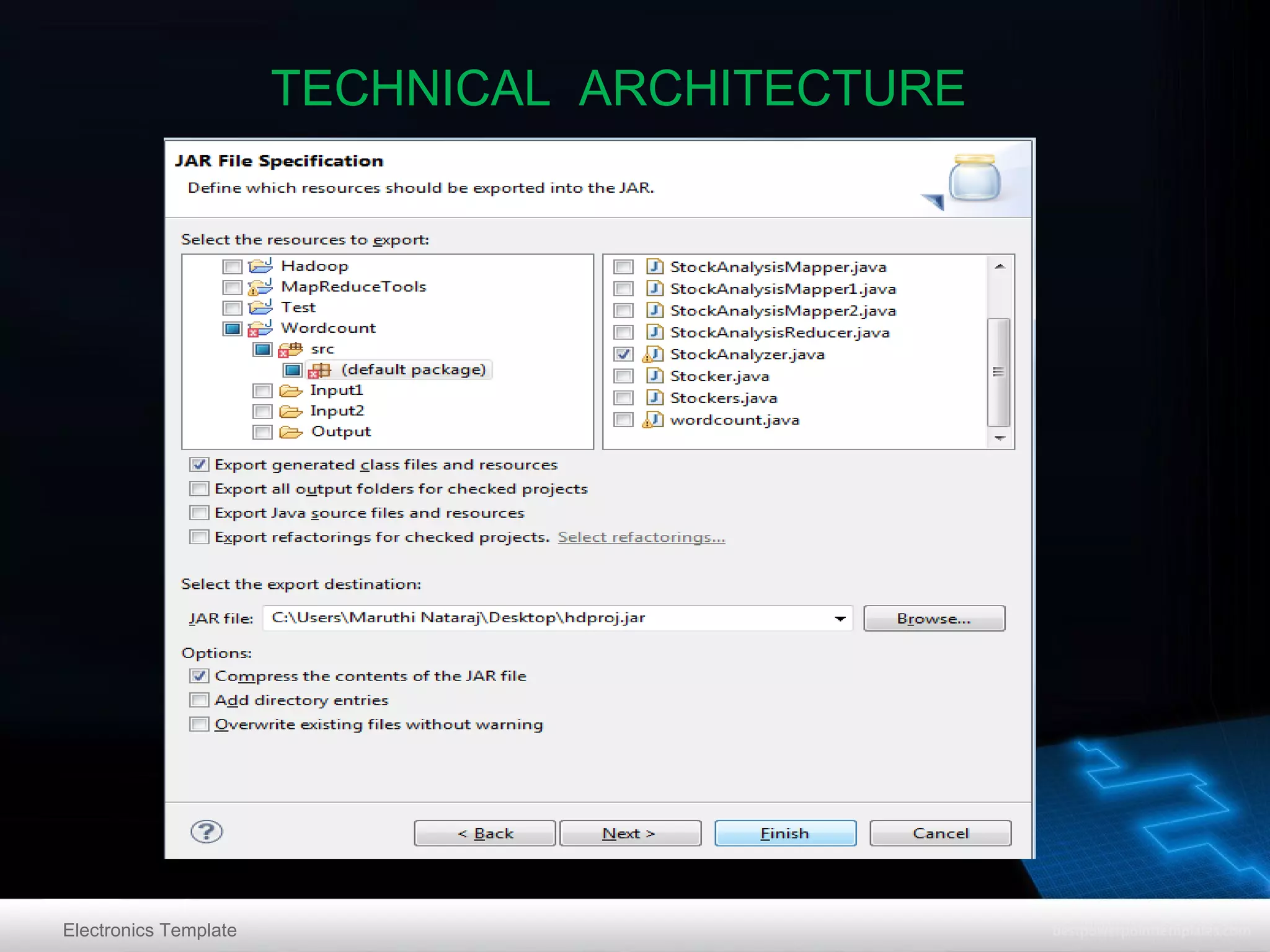 TECHNICAL ARCHITECTURE

Electronics Template

 