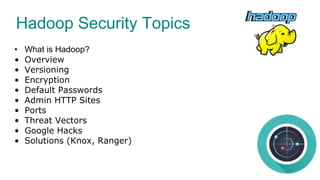Hadoop Security