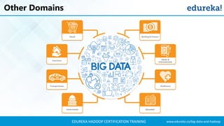 www.edureka.co/big-data-and-hadoopEDUREKA HADOOP CERTIFICATION TRAINING
Other Domains
 