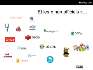 Hadoop Unit
Et les « non officiels »…
7
 