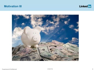 Motivation III  Proprietary & Confidential 01/21/10 