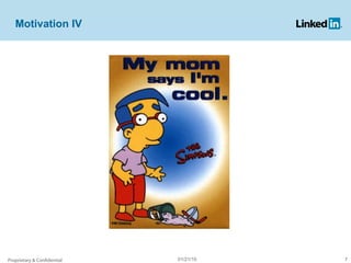 Motivation IV Proprietary & Confidential 01/21/10 