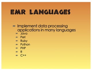 EMR Languages
 