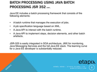 Hadoop vs Java Batch Processing JSR 352 | PPTX