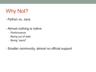 Hadoop with Python | PPT