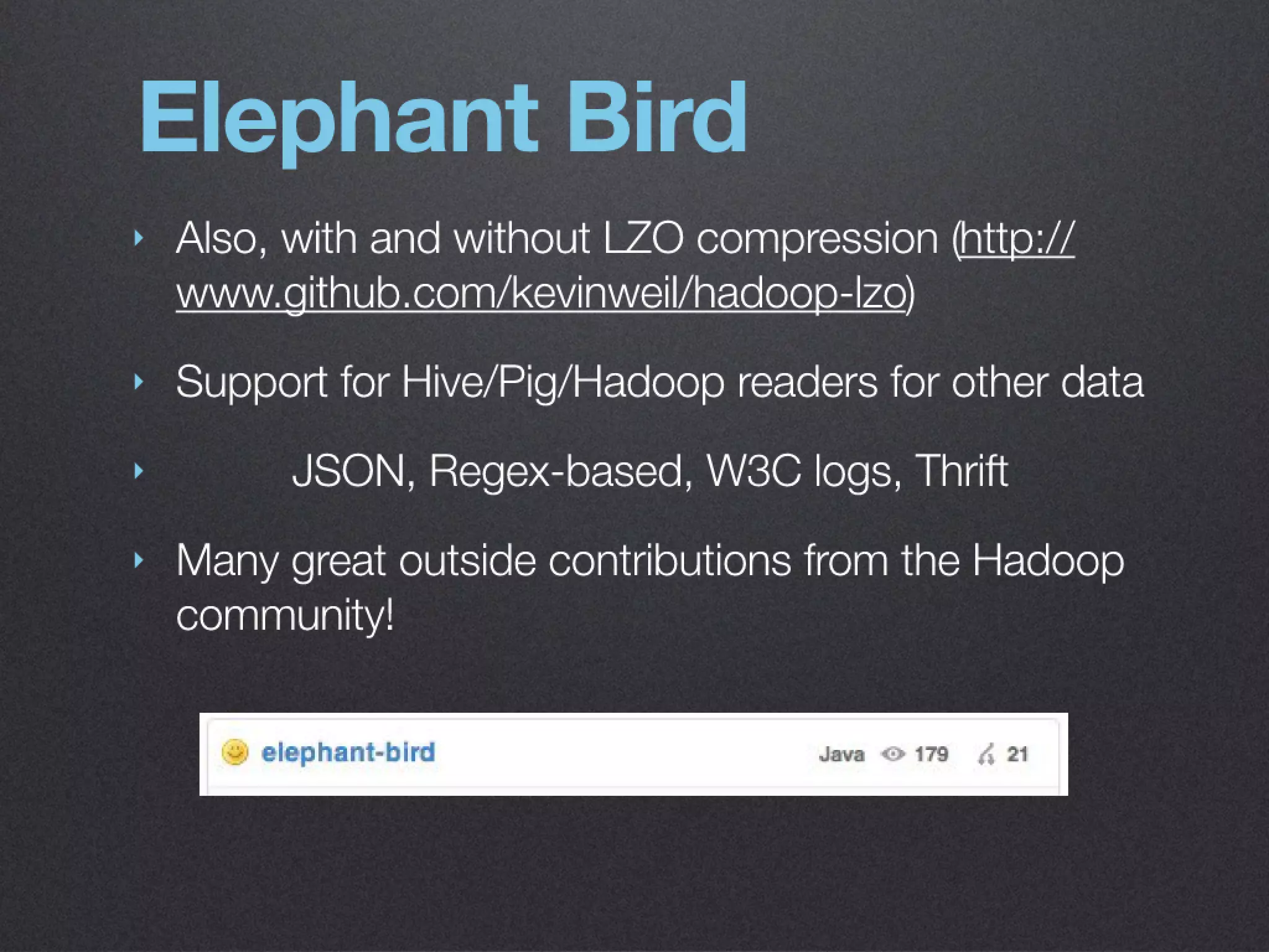 Hadoop Ecosystem at Twitter - Kevin Weil - Hadoop World 2010