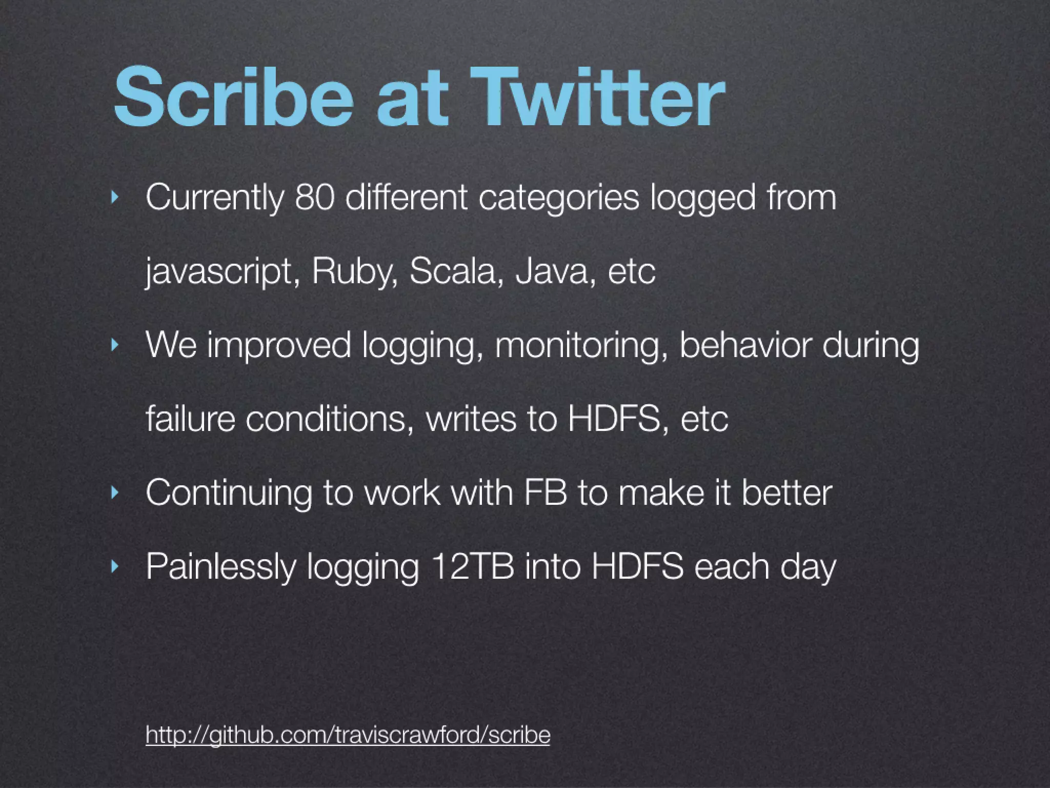 Hadoop Ecosystem at Twitter - Kevin Weil - Hadoop World 2010