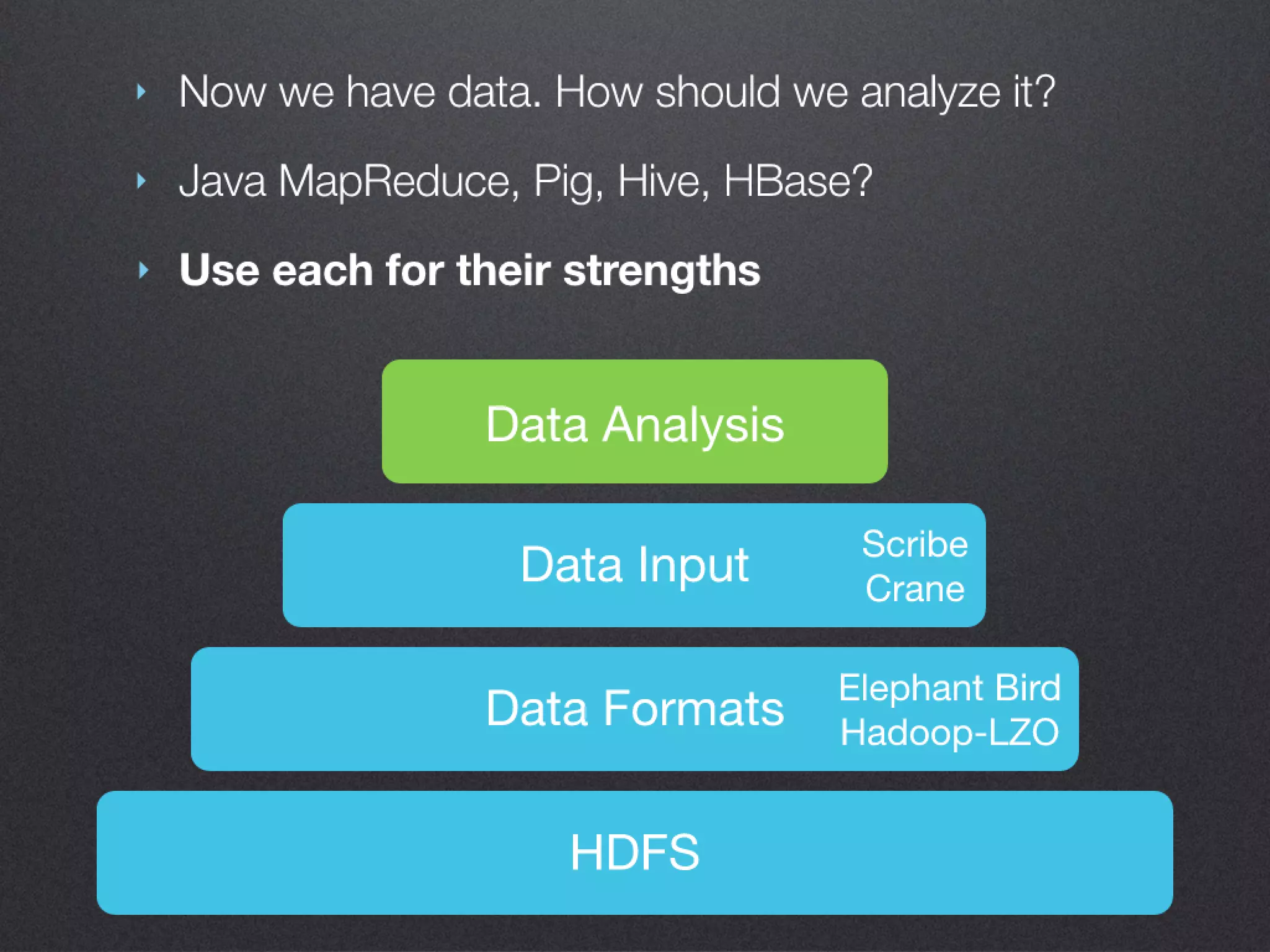 Hadoop Ecosystem at Twitter - Kevin Weil - Hadoop World 2010