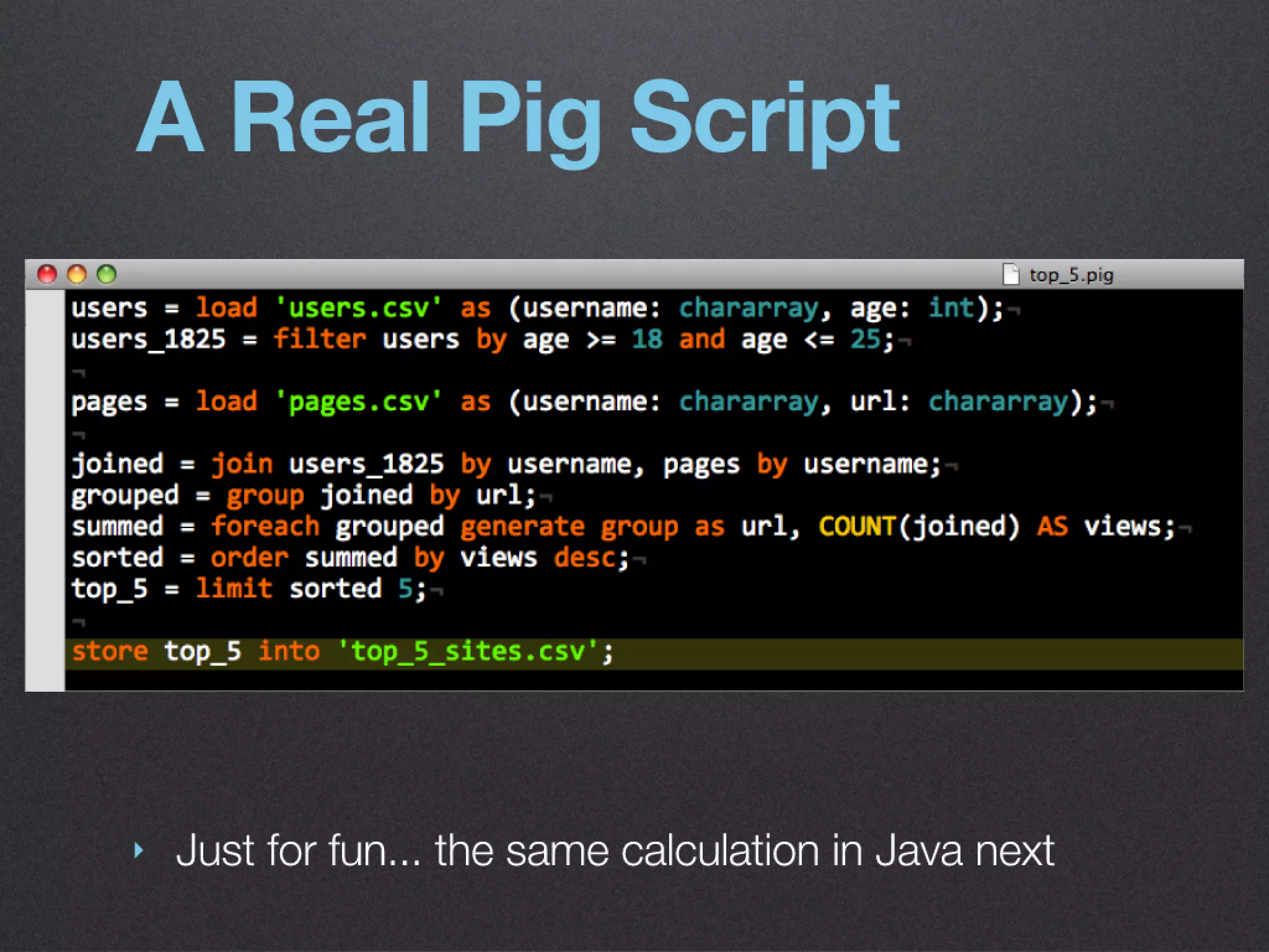 Hadoop Ecosystem at Twitter - Kevin Weil - Hadoop World 2010