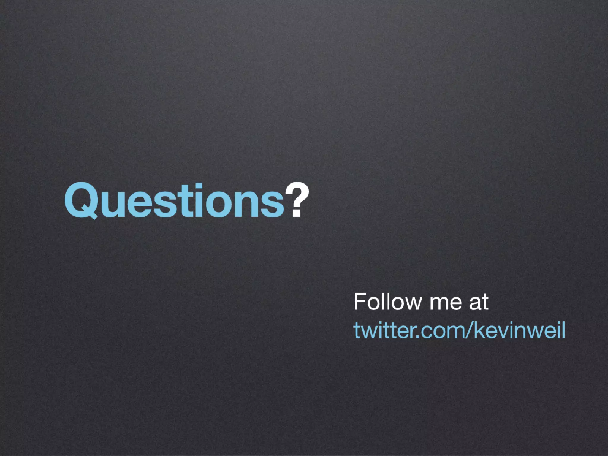 Hadoop Ecosystem at Twitter - Kevin Weil - Hadoop World 2010