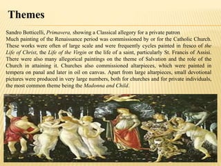 Primavera Renaissance ITALIAN RENAISSANCE ART presentation | PPTX