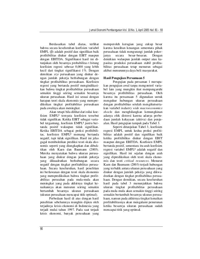 Jurnal Hadri Kusuma Tentang Ukuran Perusahaan