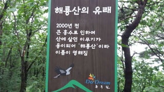 Beautiful Hae-Ryong-San Mountain in Summer 