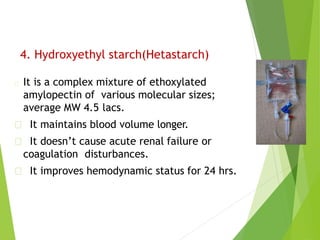 Hetastarch Injection Haematinics & Plasma expanders Final.pptx