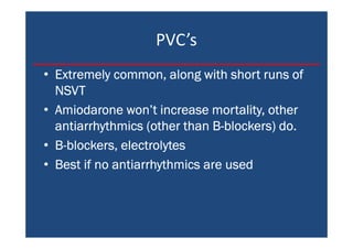 Pvc And Stemi Haemodynamic Instability in STEMI | PDF