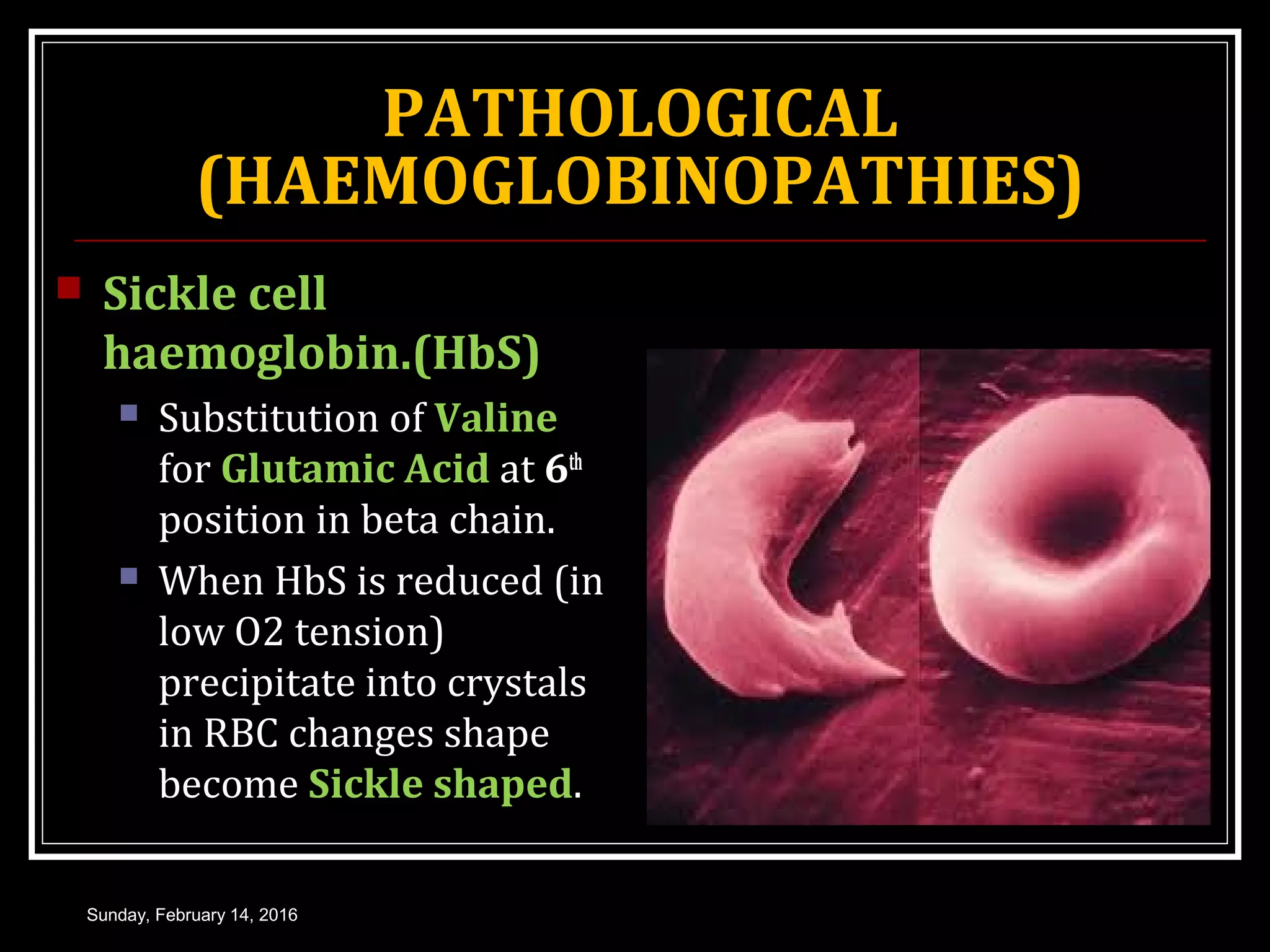 Hbs Structure Haemoglobin | PPT
