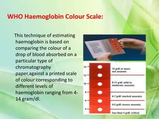 Haemoglobin estimation bishwas neupane b.sc mlt part i | PPTX