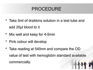 Comprehensive Overview of Hemoglobin Estimation Methods and Clinical ...