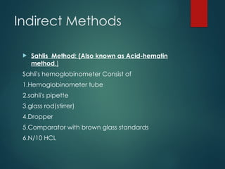 Comprehensive Overview of Haemoglobinometry Methods and Applications in ...