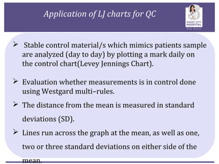 Haemoglobin quality control by maintaining levey jennings chart | PPT