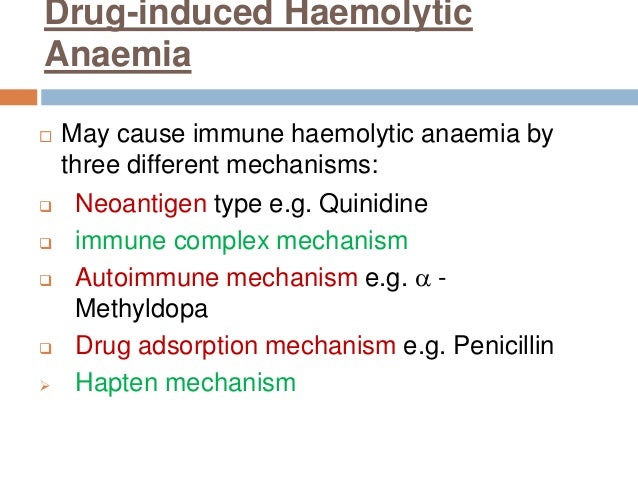 Haemolytic anaemia
