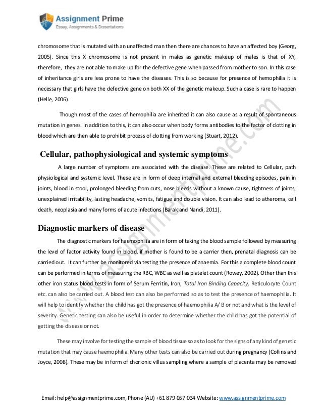 Treatment of hemophilia image