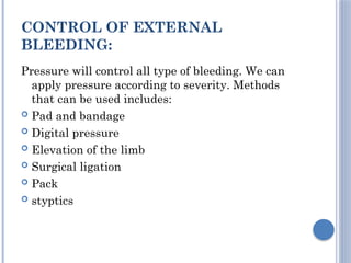 Haemorrhage : Nursing Care Management . | PPTX