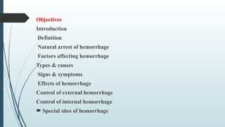 Def N haemorrhage 1-1.pptx types defn classification | PPTX