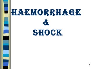 1
HAEMORRHAGE
&
SHOCK
 