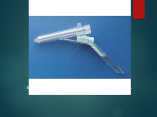 Disposable proctoscope with the Doppler transducer on the tip.
 